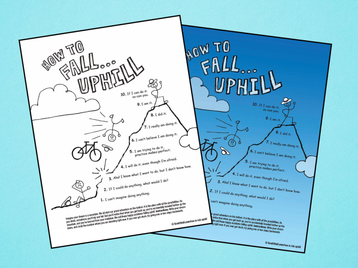 How to fall uphill worksheets